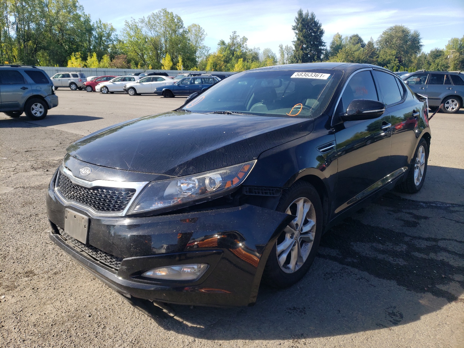 Foto 2 de la subasta – 2012 KIA OPTIMA EX con VIN 5XXGN4A77CG082573