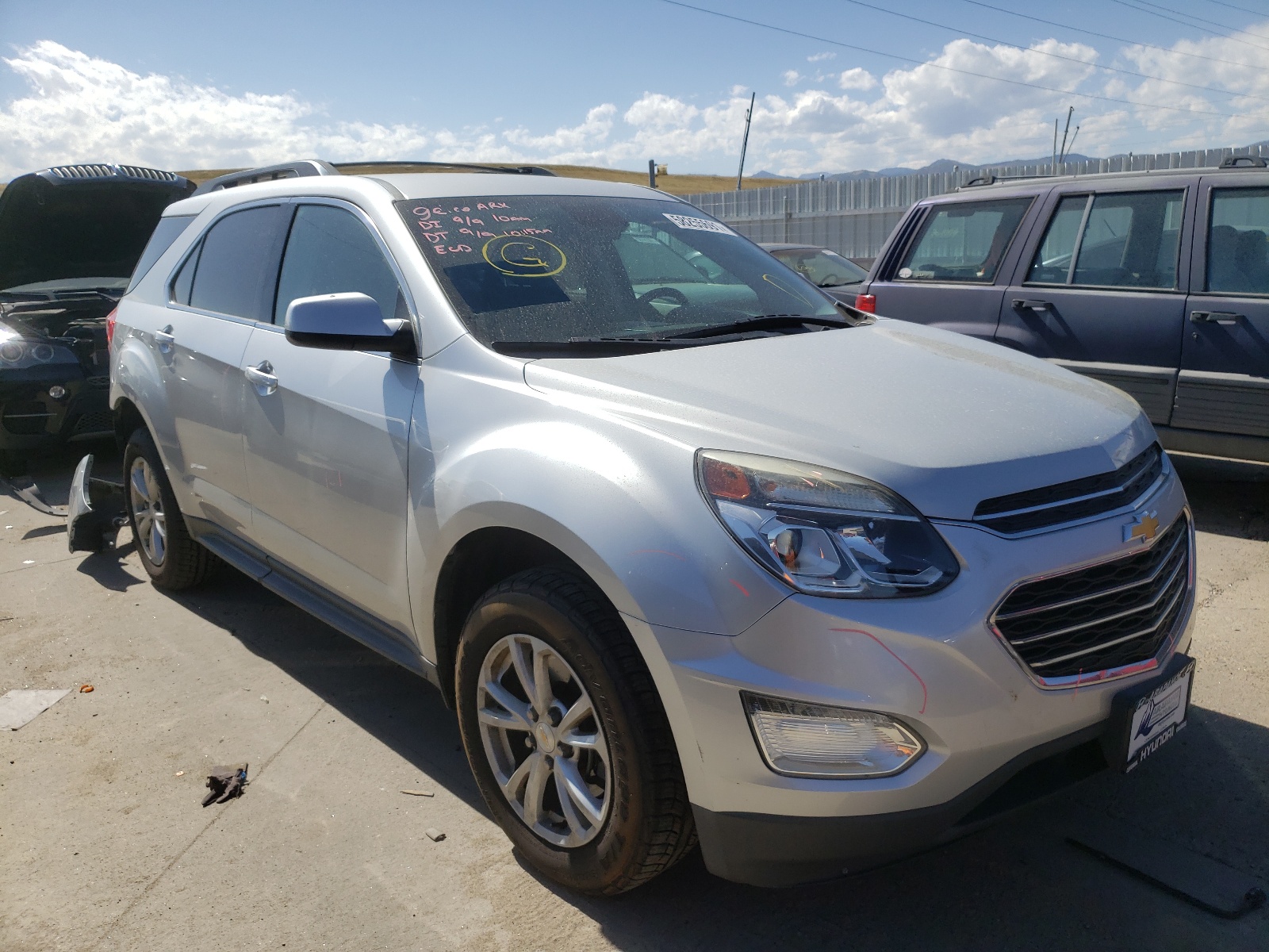 CHEVROLET EQUINOX LT 2016 with VIN 2GNFLFEKXG6243208 - Photo from auction