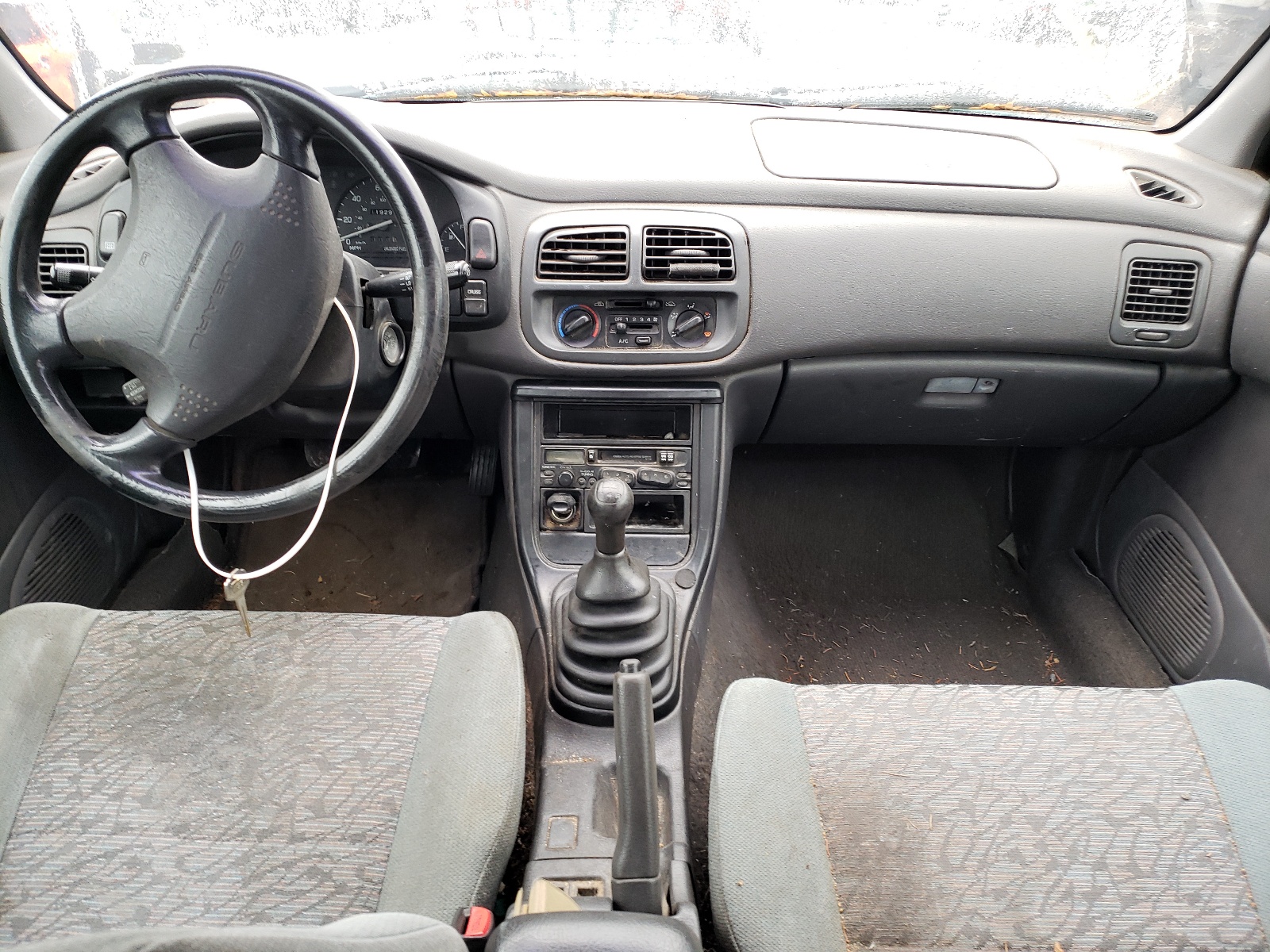 Photo 9 from auction – 1997 SUBARU IMPREZA OU with VIN JF1GF4855VG819708
