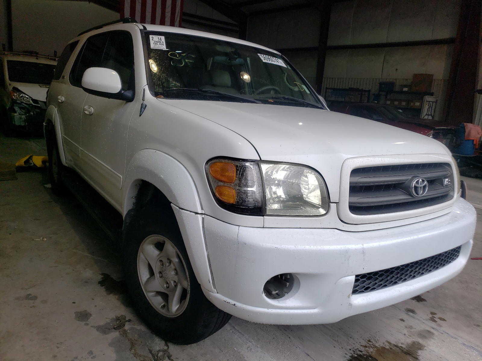 TOYOTA SEQUOIA 2001 with VIN 5TDZT34A41S050286 - Photo from auction