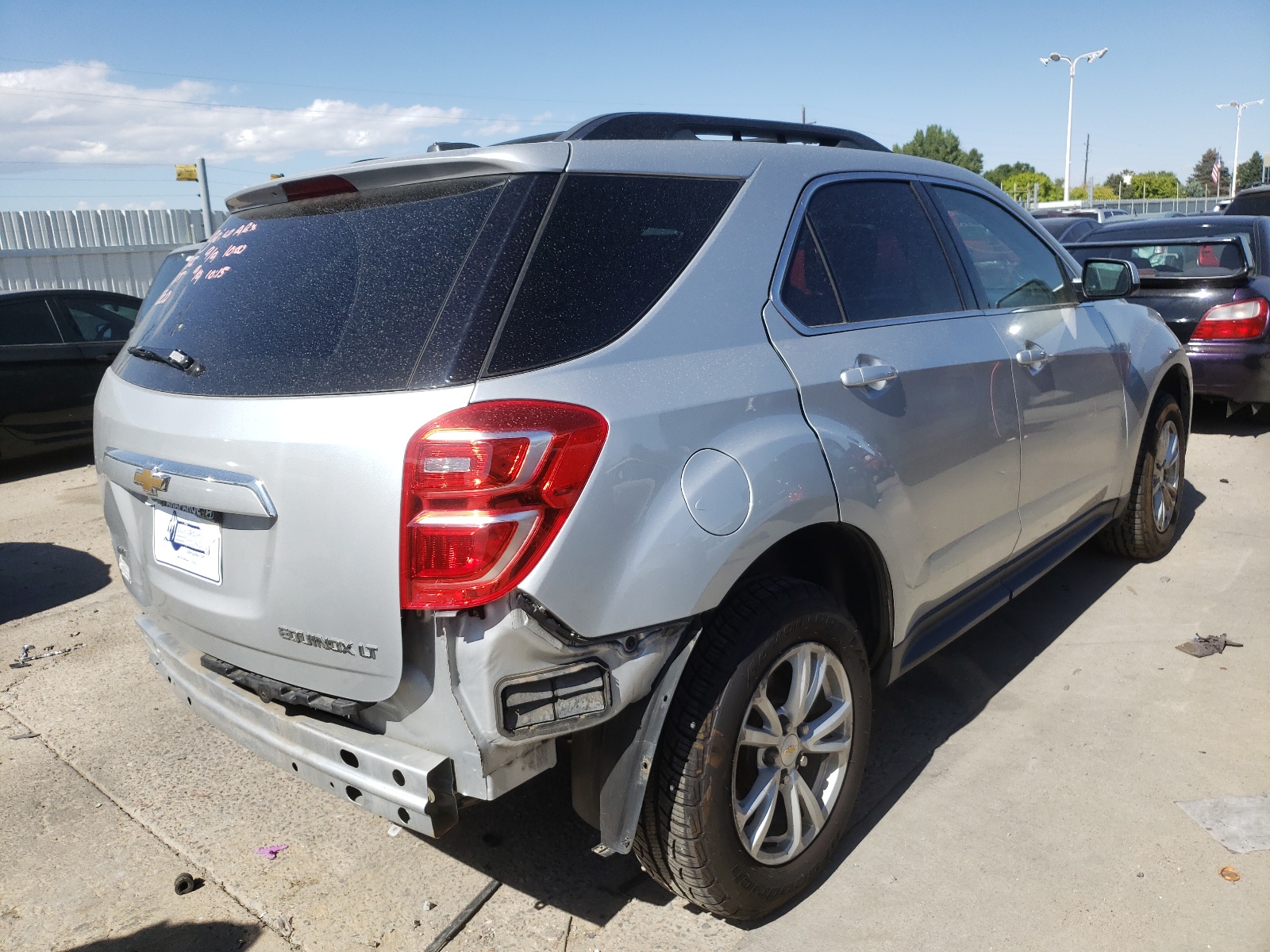 Photo 4 from auction – 2016 CHEVROLET EQUINOX LT with VIN 2GNFLFEKXG6243208