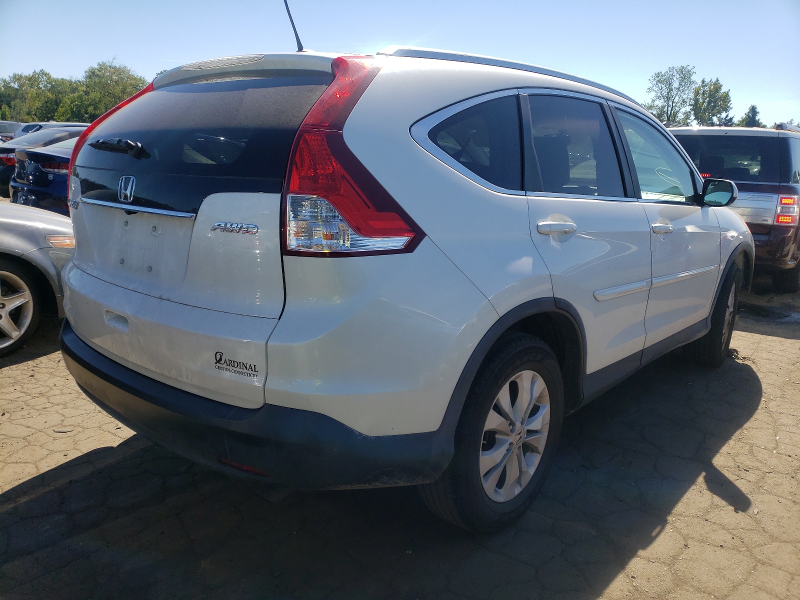 Photo 4 from auction – 2012 HONDA CR-V EXL with VIN 5J6RM4H76CL066327