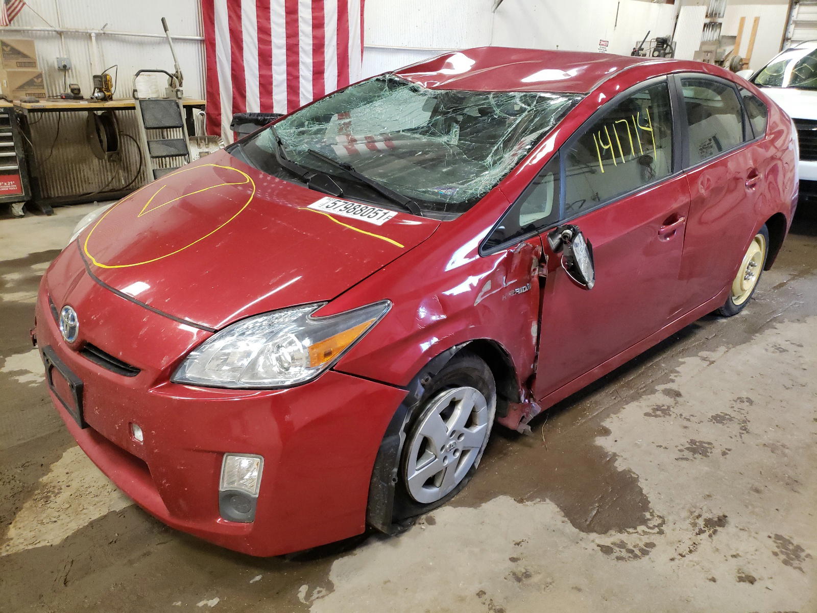 Photo 2 from auction – 2010 TOYOTA PRIUS with VIN JTDKN3DU5A0110696