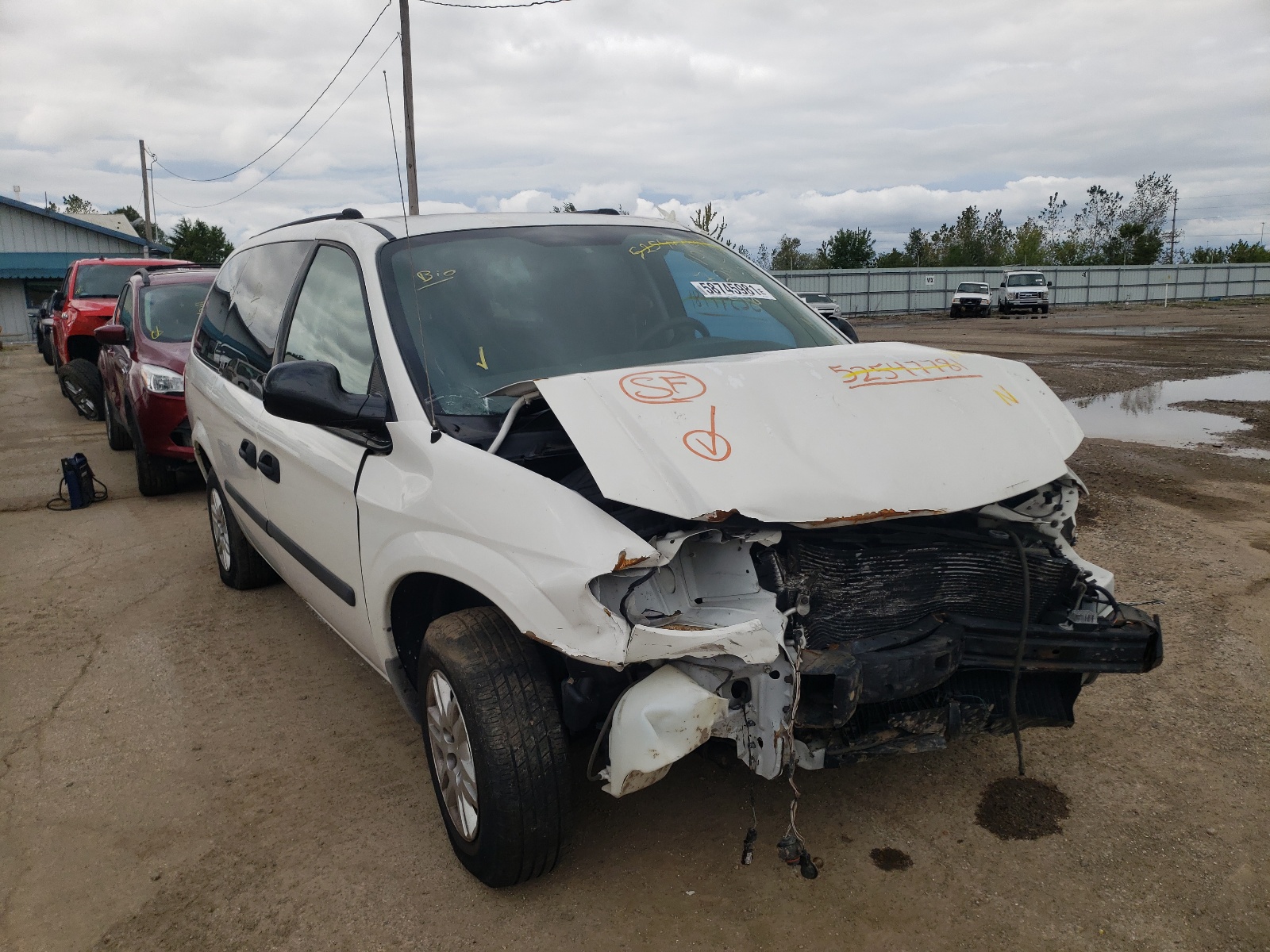 DODGE GRAND CARA 2006 with VIN 1D4GP24R16B539094 - Photo from auction