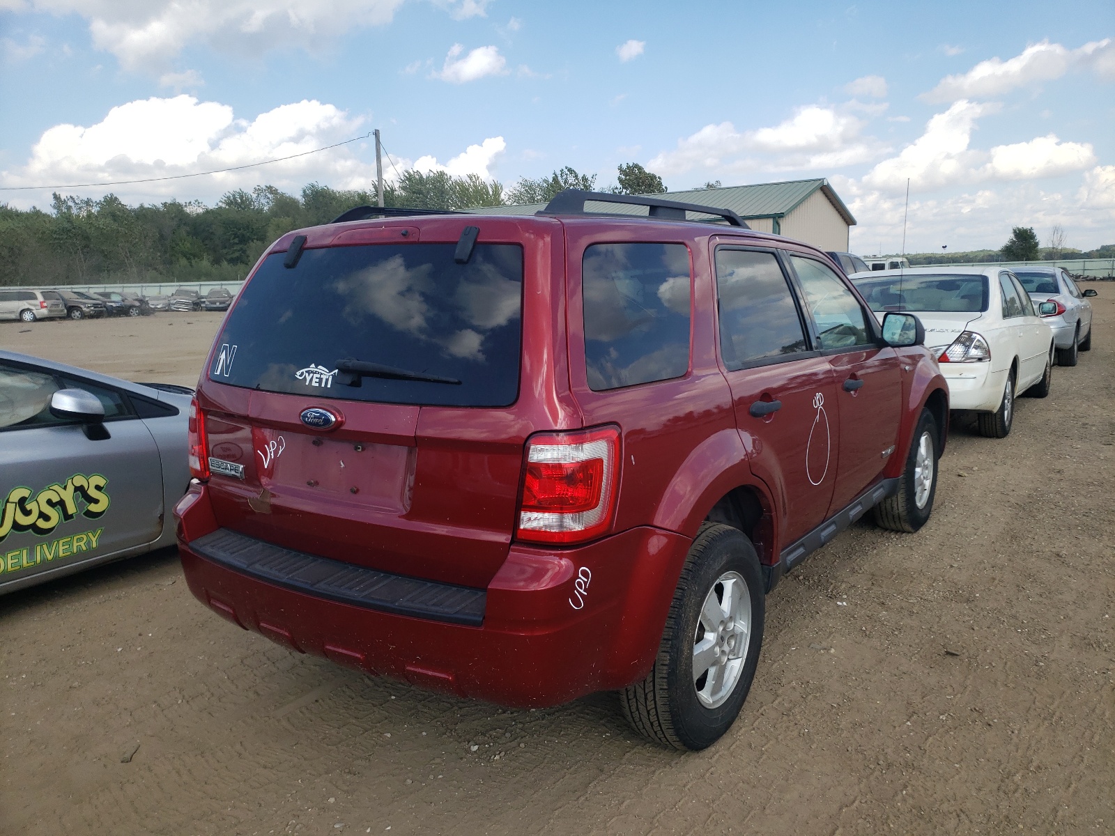 Photo 4 from auction – 2008 FORD ESCAPE XLT with VIN 1FMCU031X8KE23184