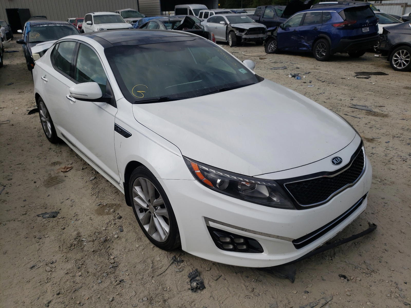 KIA OPTIMA SX 2014 with VIN 5XXGR4A60EG284685 - Photo from auction