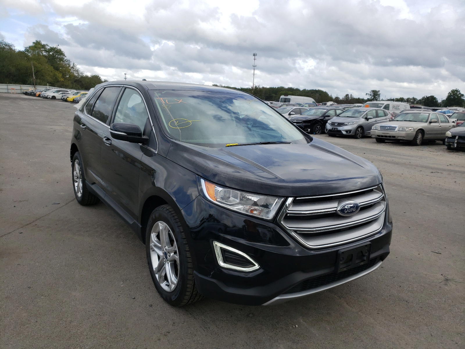 FORD EDGE TITAN 2017 with VIN 2FMPK4K9XHBC03396 - Photo from auction
