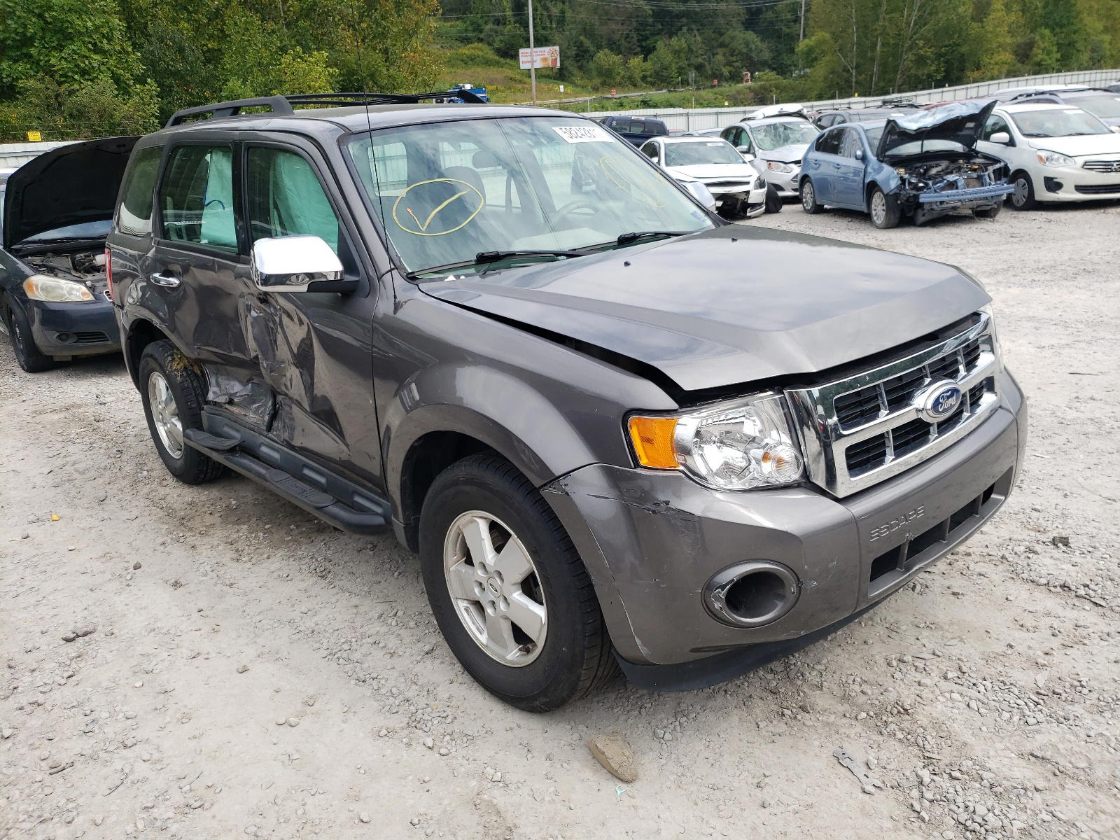 FORD ESCAPE XLS 2012 with VIN 1FMCU0C74CKA62709 - Photo from auction