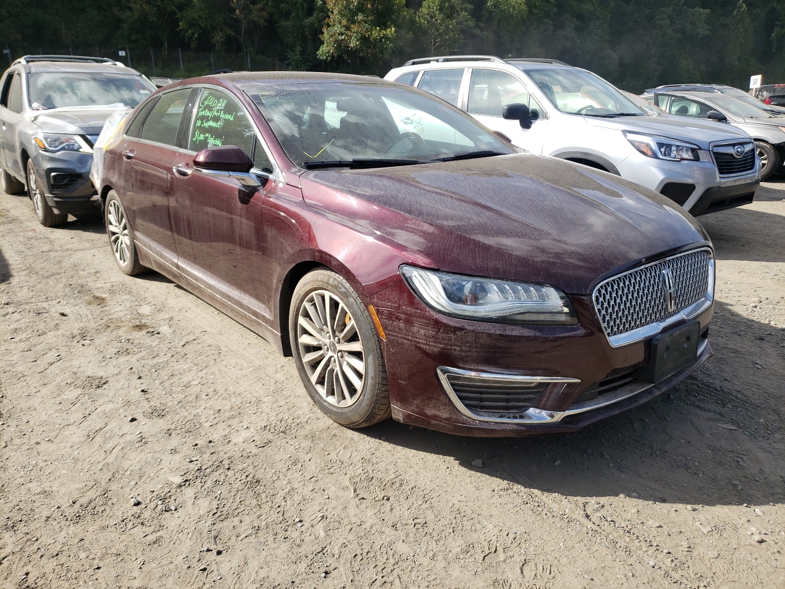 LINCOLN MKZ PREMIE 2017 with VIN 3LN6L5B95HR612616 - Photo from auction