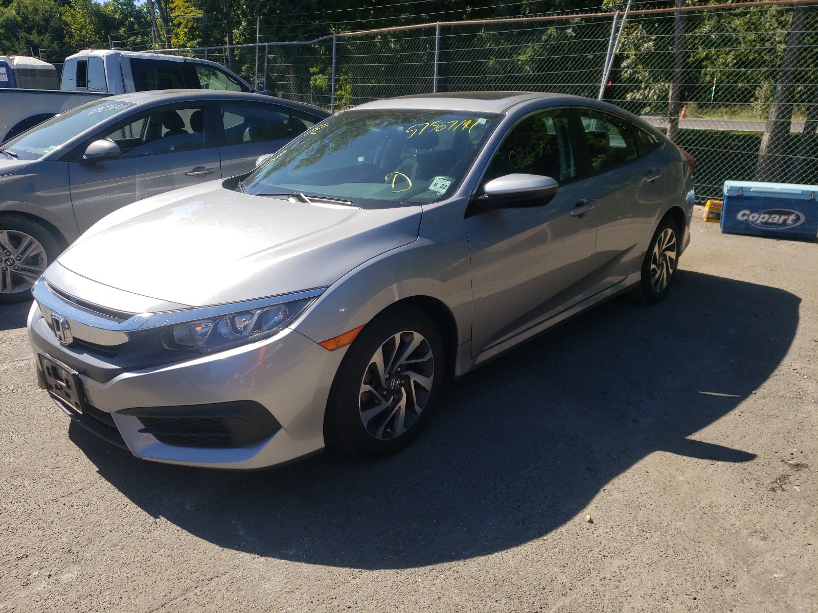 Photo 2 from auction – 2017 HONDA CIVIC EX with VIN 2HGFC2F7XHH542586
