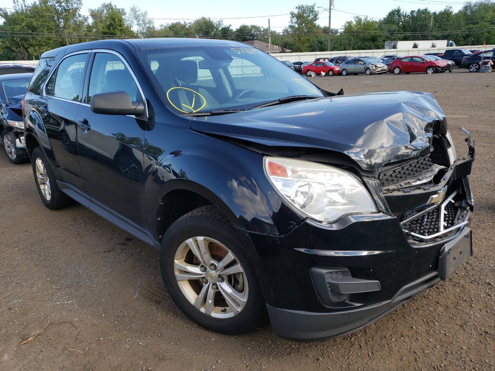 CHEVROLET EQUINOX LS 2012 with VIN 2GNALBEK1C1248985 - Photo from auction