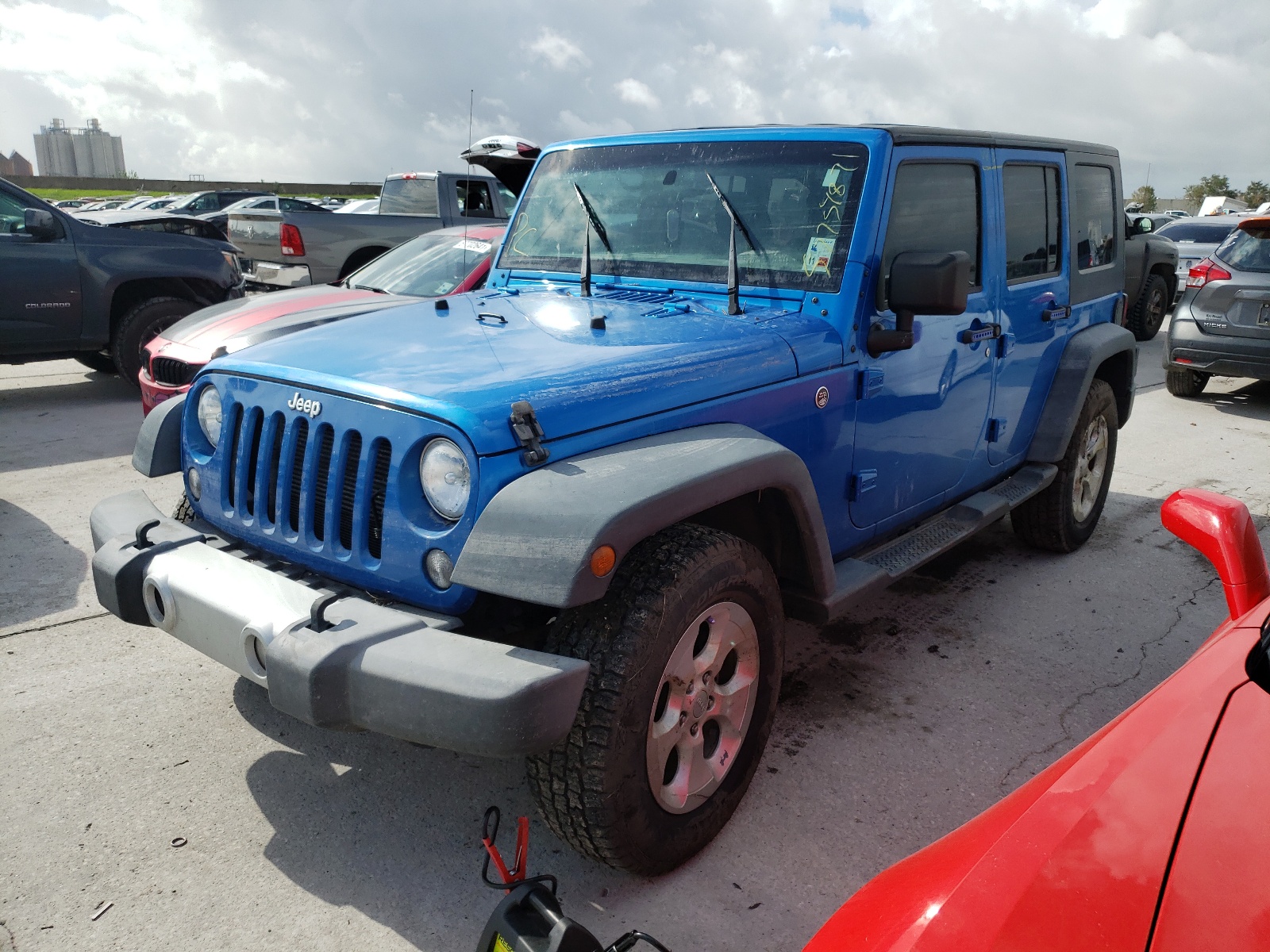 Photo 2 from auction – 2016 JEEP WRANGLER U with VIN 1C4BJWDGXGL114368