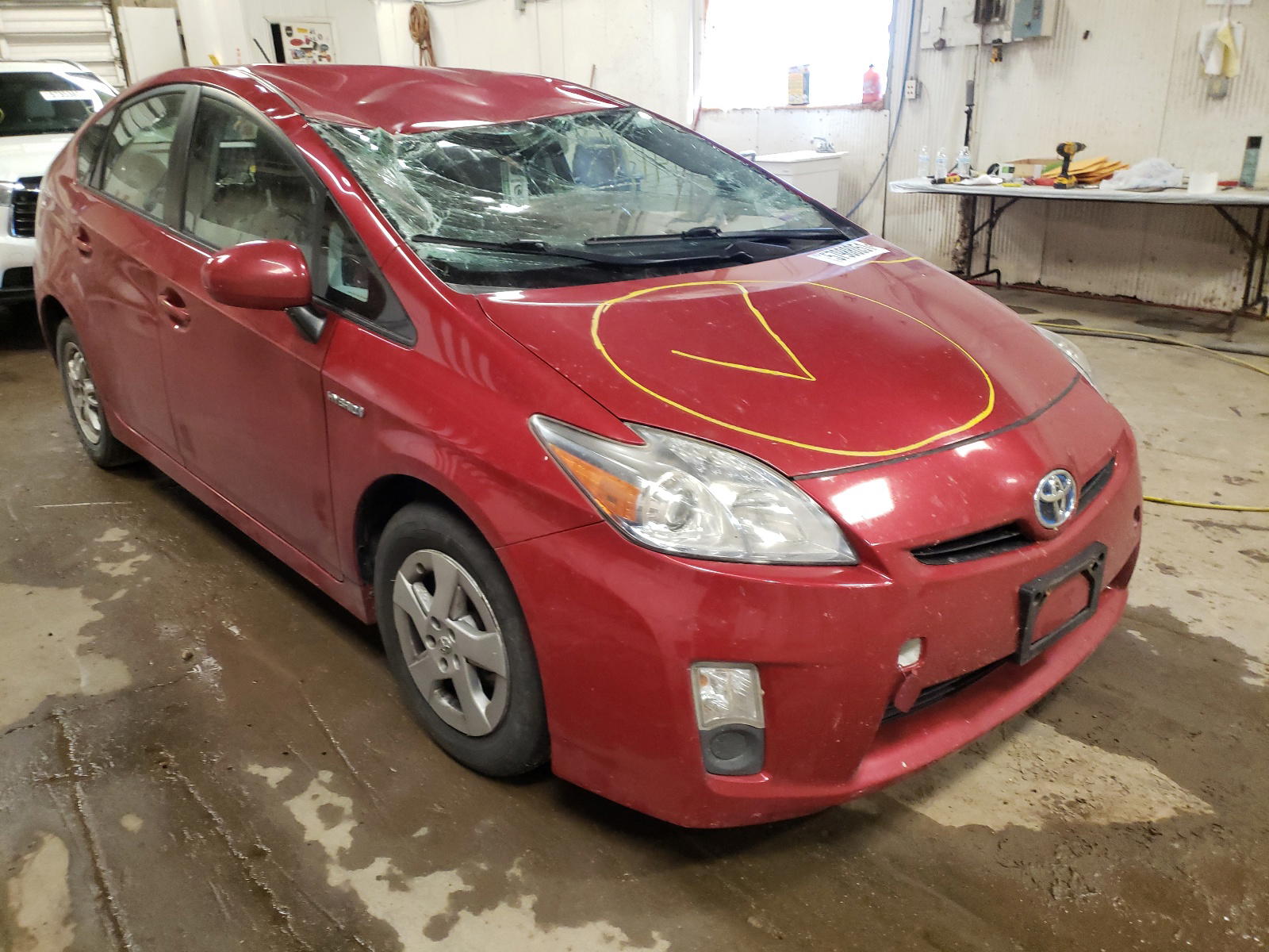 TOYOTA PRIUS 2010 with VIN JTDKN3DU5A0110696 - Photo from auction