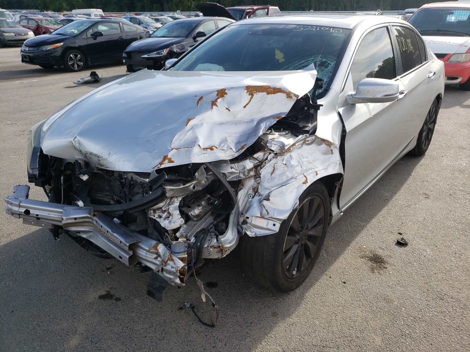 Photo 2 from auction – 2014 HONDA ACCORD EXL with VIN 1HGCR2F89EA170226