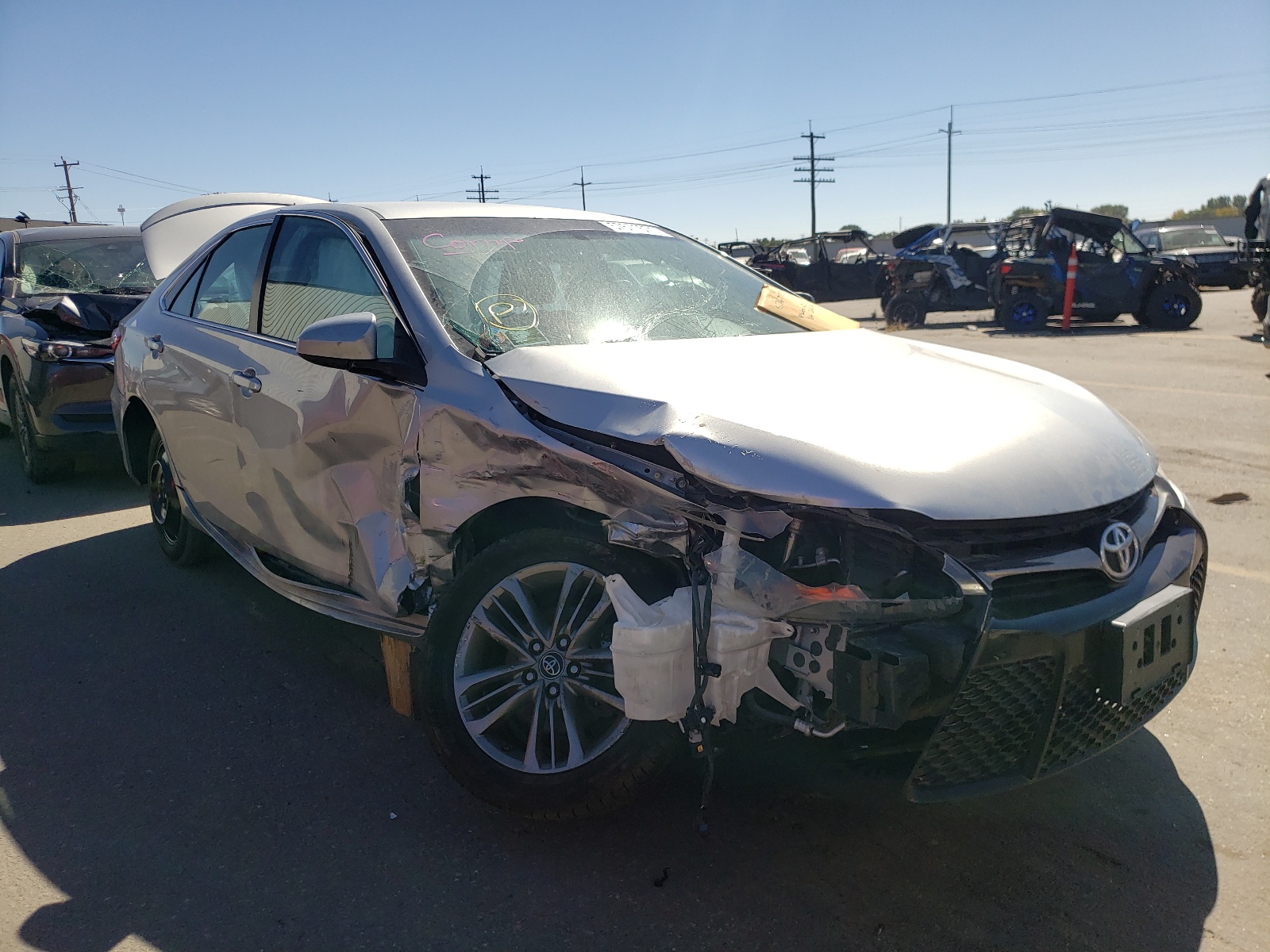 TOYOTA CAMRY LE 2016 with VIN 4T1BF1FK7GU575491 - Photo from auction