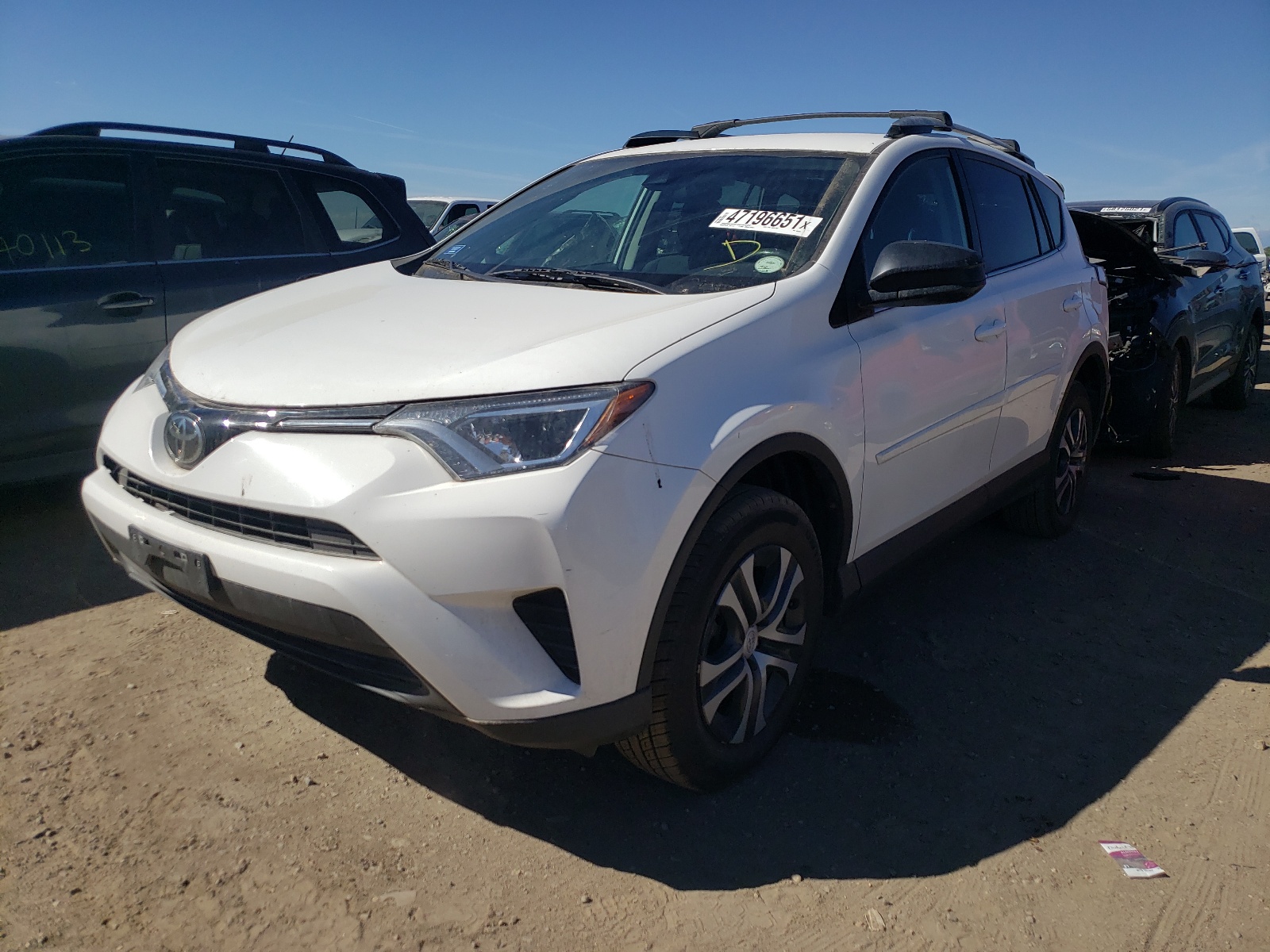 Photo 2 from auction – 2017 TOYOTA RAV4 LE with VIN 2T3BFREVXHW666354