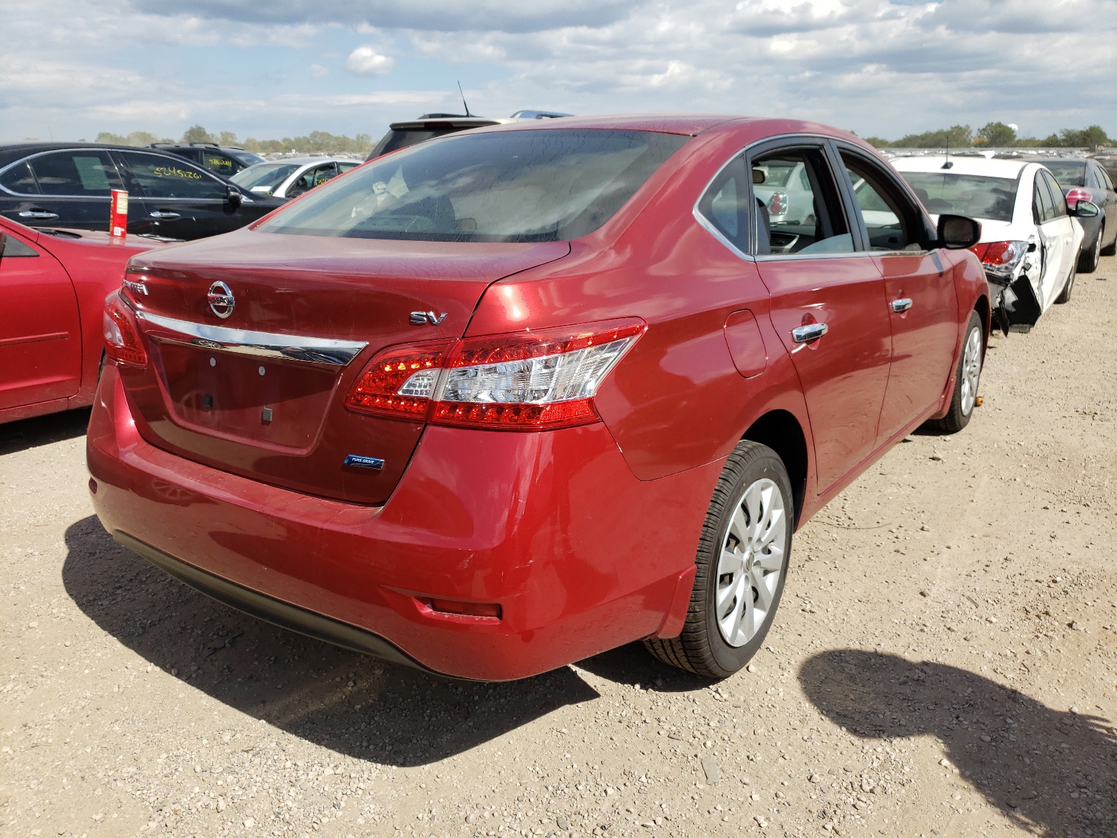 Photo 4 from auction – 2014 NISSAN SENTRA S with VIN 3N1AB7AP8EY306124