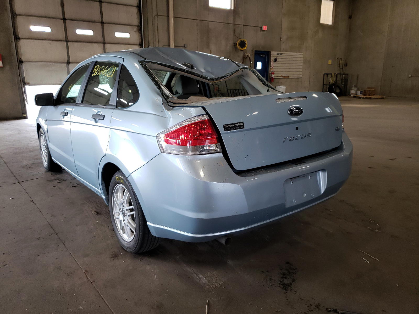 Photo 3 from auction – 2008 FORD FOCUS SE with VIN 1FAHP35N98W253191