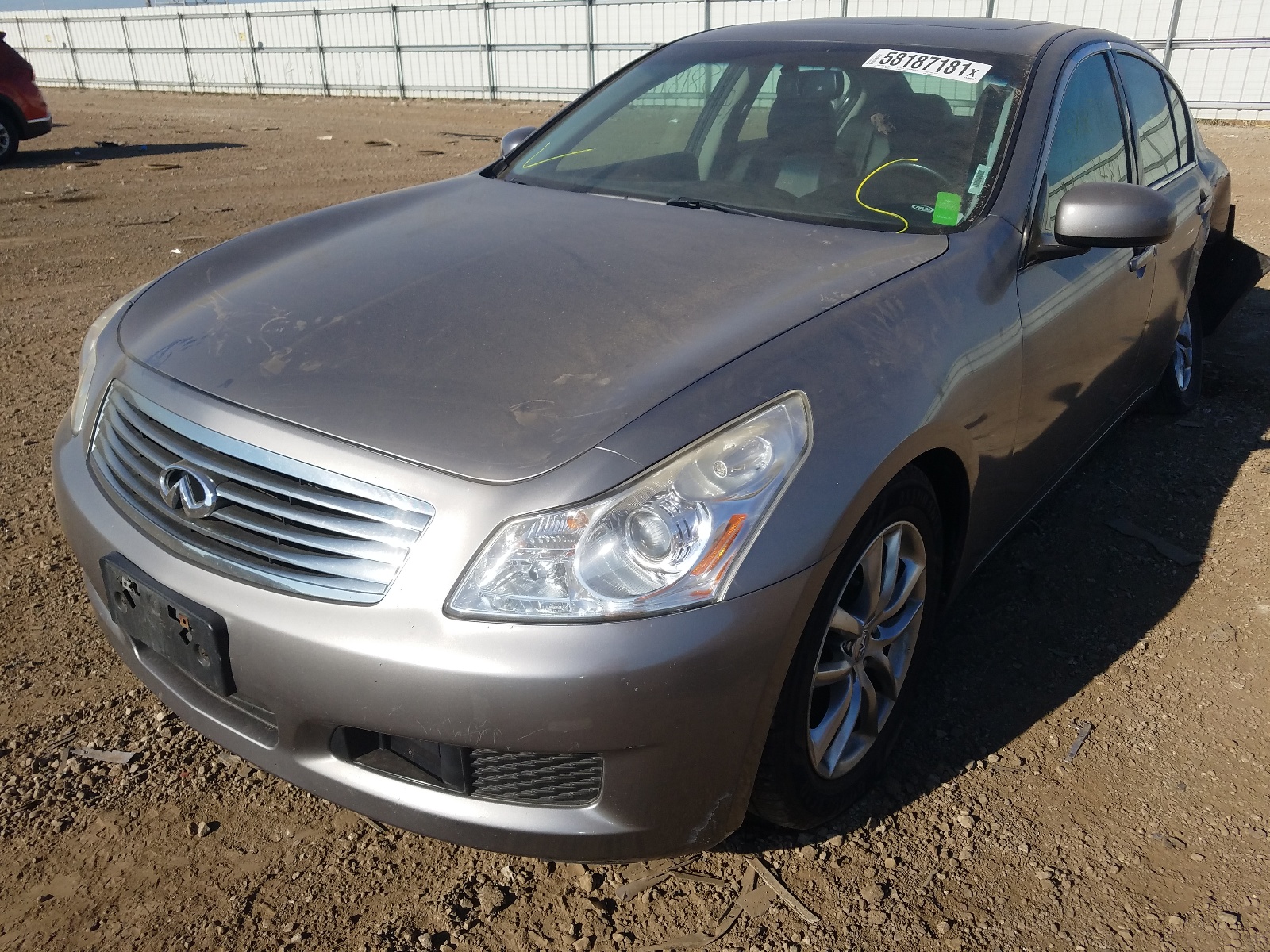 Photo 2 from auction – 2008 INFINITI G35 with VIN JNKBV61F48M259092