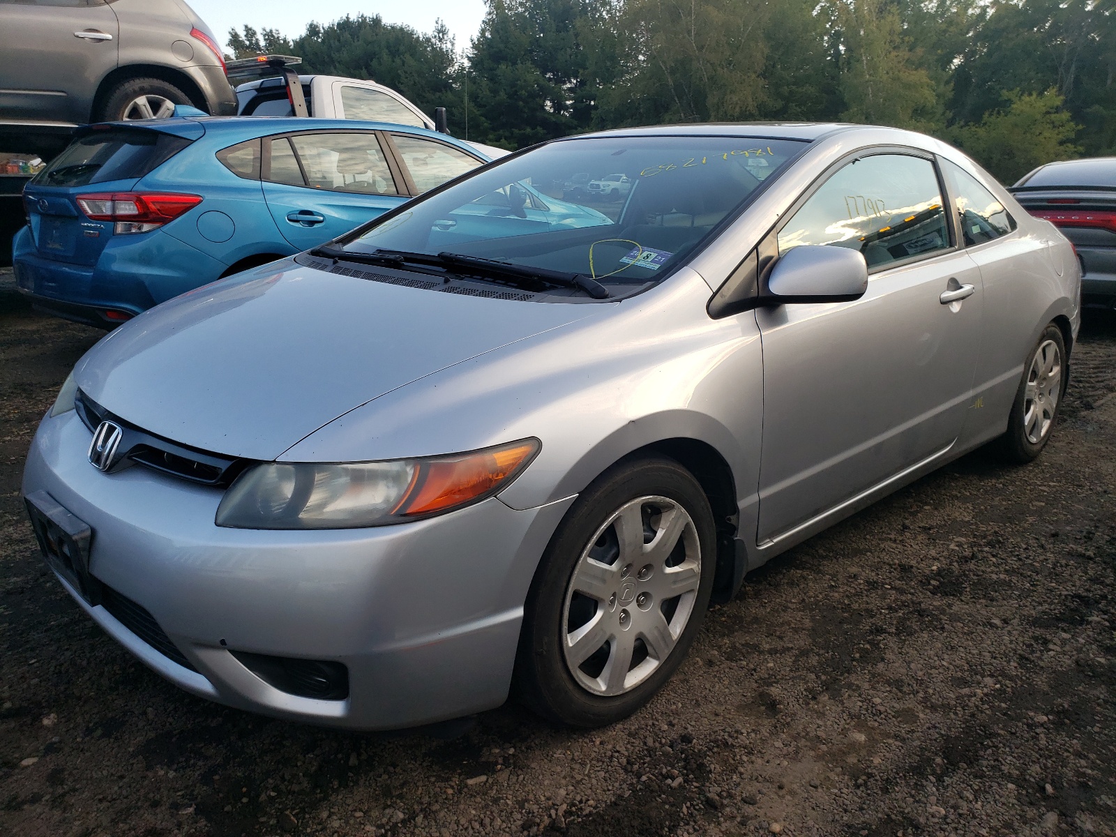 Photo 2 from auction – 2007 HONDA CIVIC EX with VIN 2HGFG128X7H511351