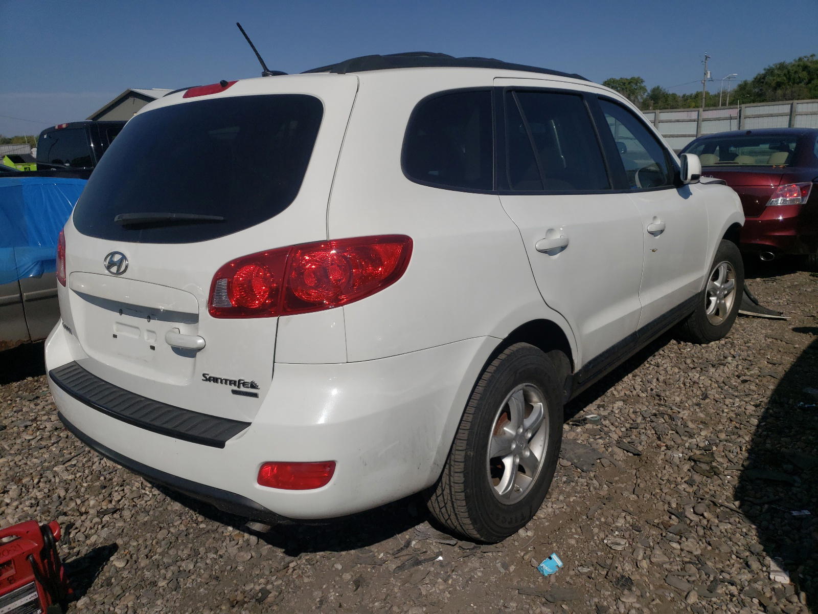 Photo 4 from auction – 2008 HYUNDAI SANTA FE G with VIN 5NMSG73D18H171864