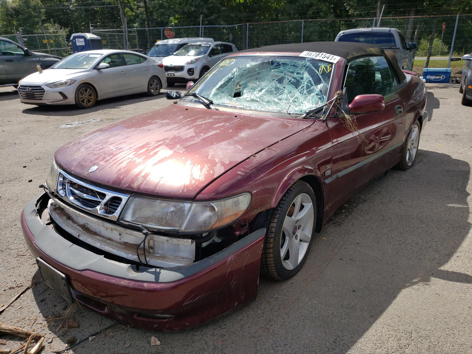 Photo 2 from auction – 2003 SAAB 9-3 SE with VIN YS3DF78K837003716