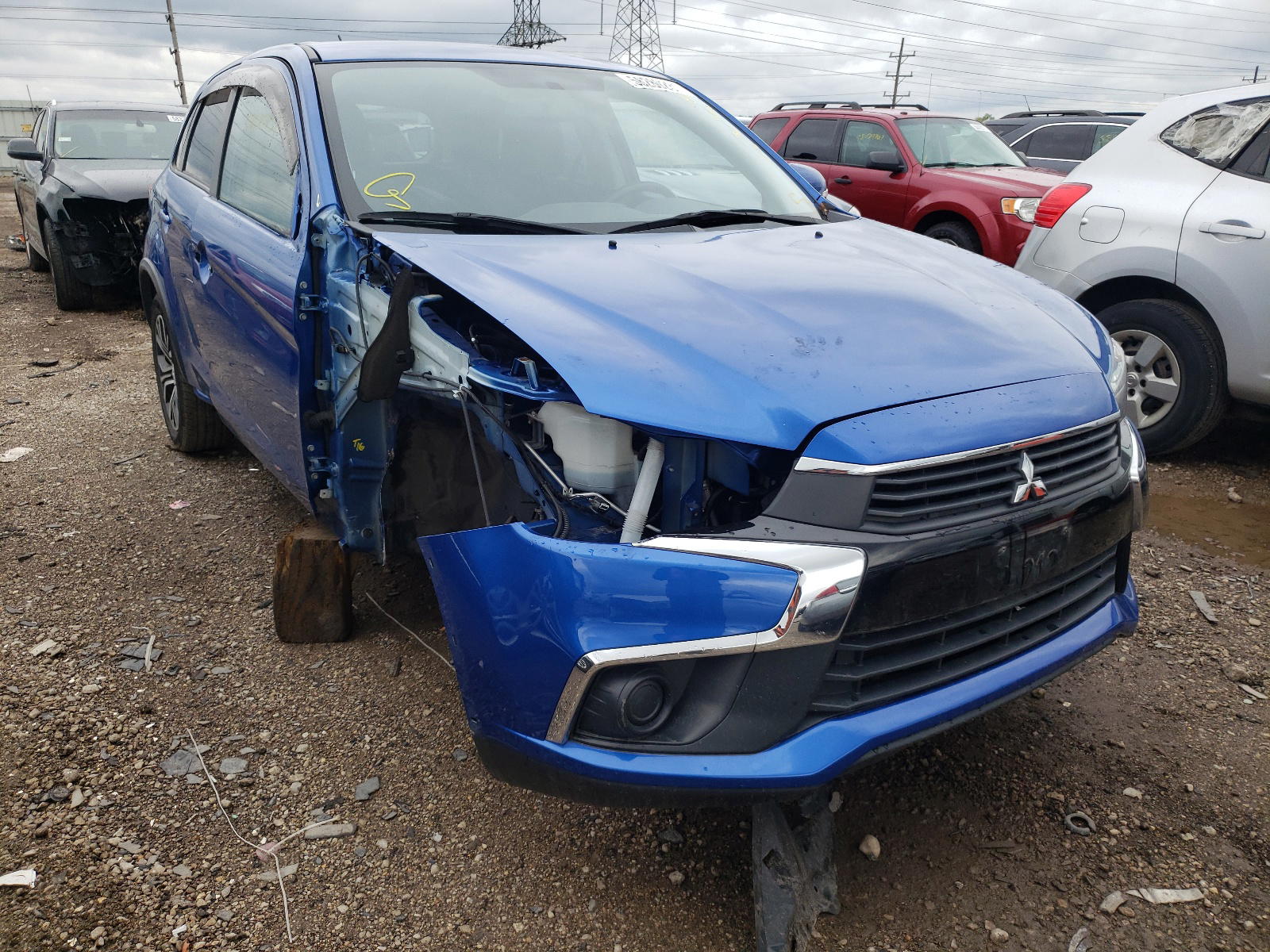 MITSUBISHI OUTLANDER 2016 with VIN JA4AP3AW7GZ044730 - Photo from auction
