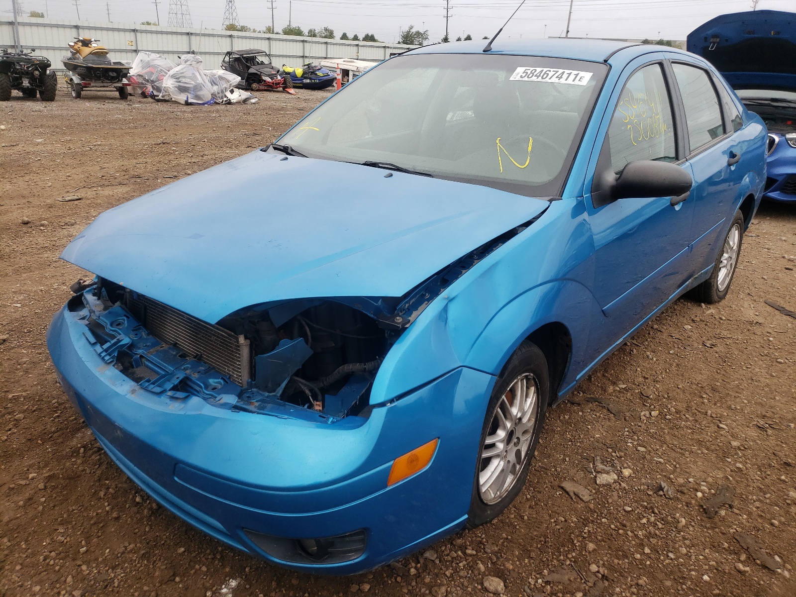 Photo 2 from auction – 2007 FORD FOCUS ZX4 with VIN 1FAFP34N17W248025