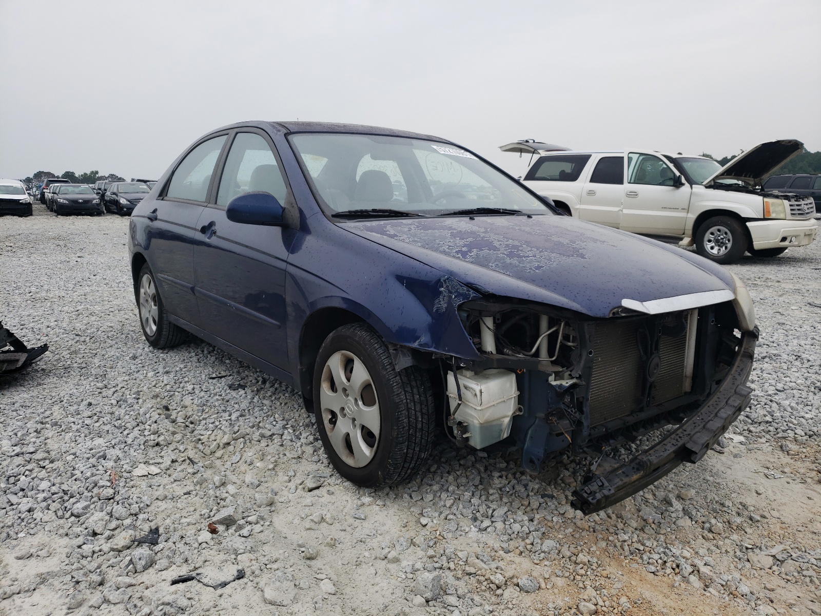KIA SPECTRA EX 2009 with VIN KNAFE221595632101 - Photo from auction