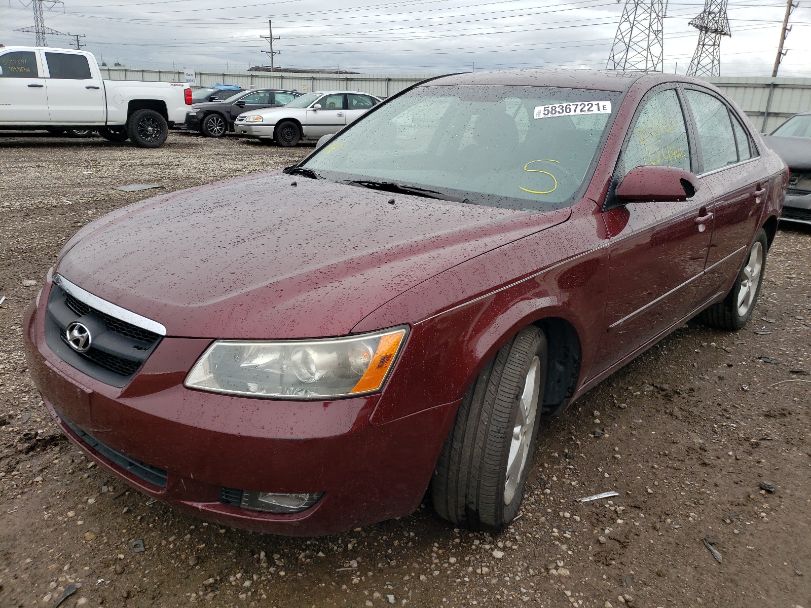 Photo 2 from auction – 2008 HYUNDAI SONATA SE with VIN 5NPEU46F98H367748