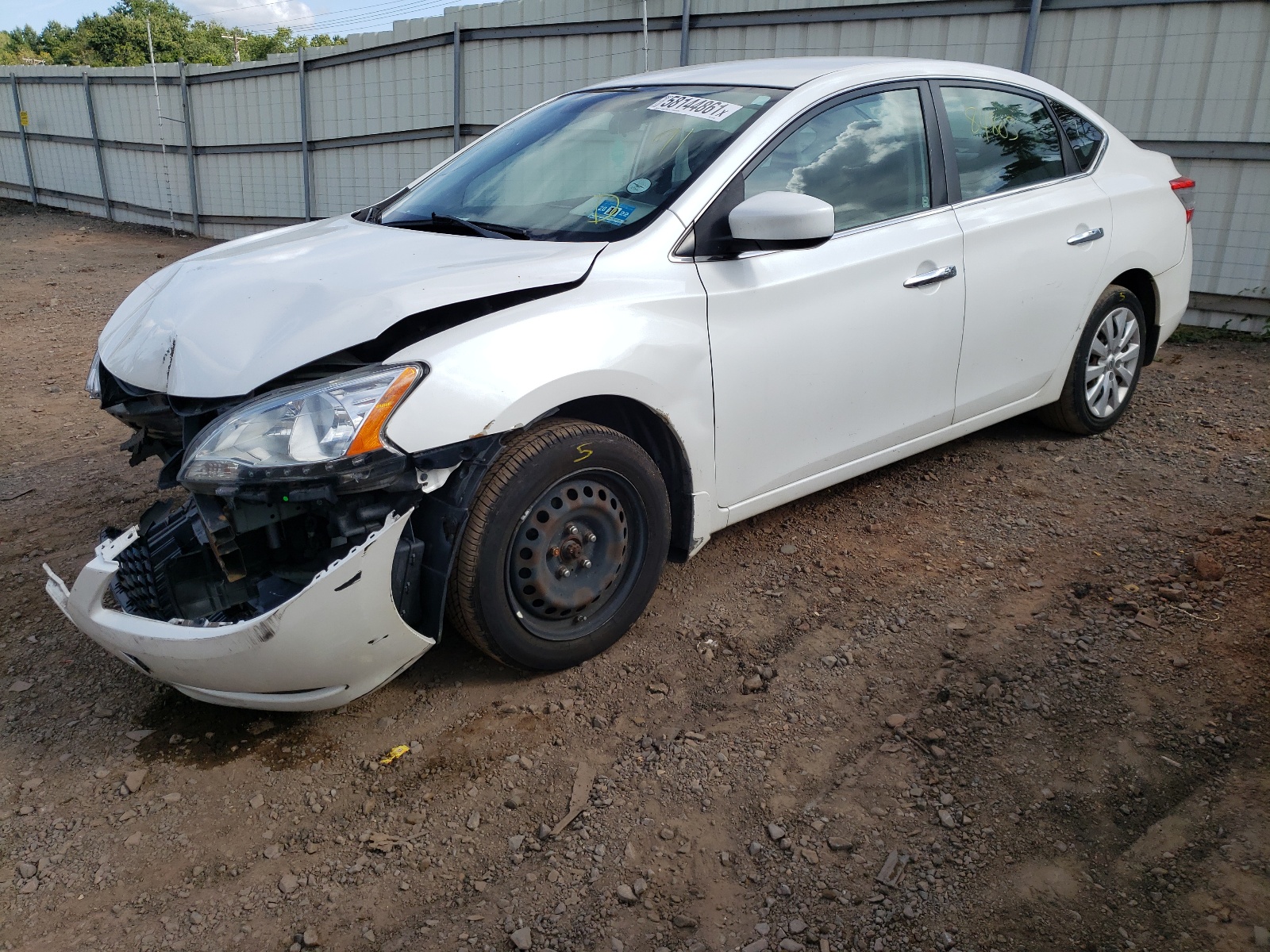 Photo 2 from auction – 2013 NISSAN SENTRA S with VIN 3N1AB7AP3DL693158