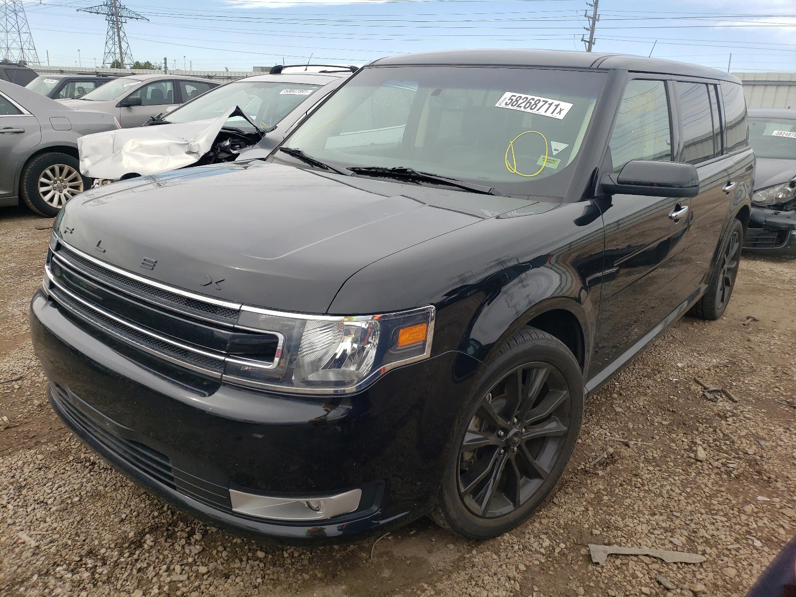 Photo 2 from auction – 2018 FORD FLEX SEL with VIN 2FMGK5C82JBA16011
