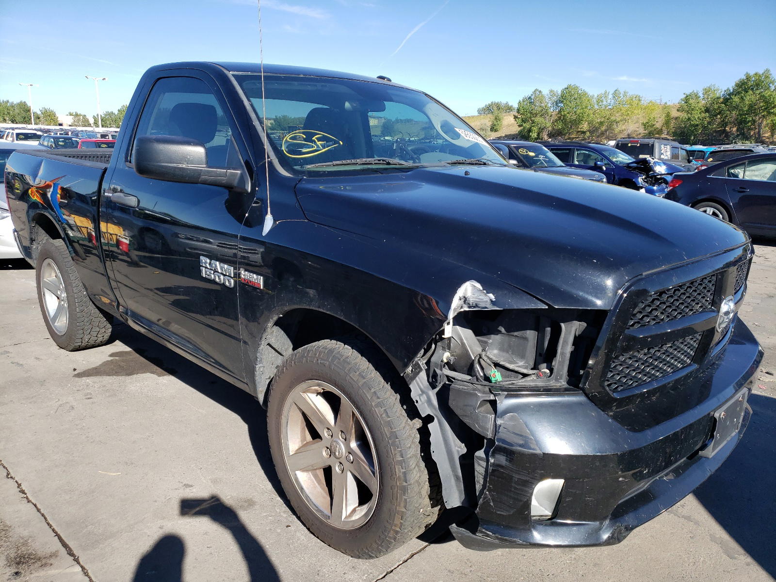 RAM 1500 ST 2014 with VIN 3C6JR7AT2EG104320 - Photo from auction