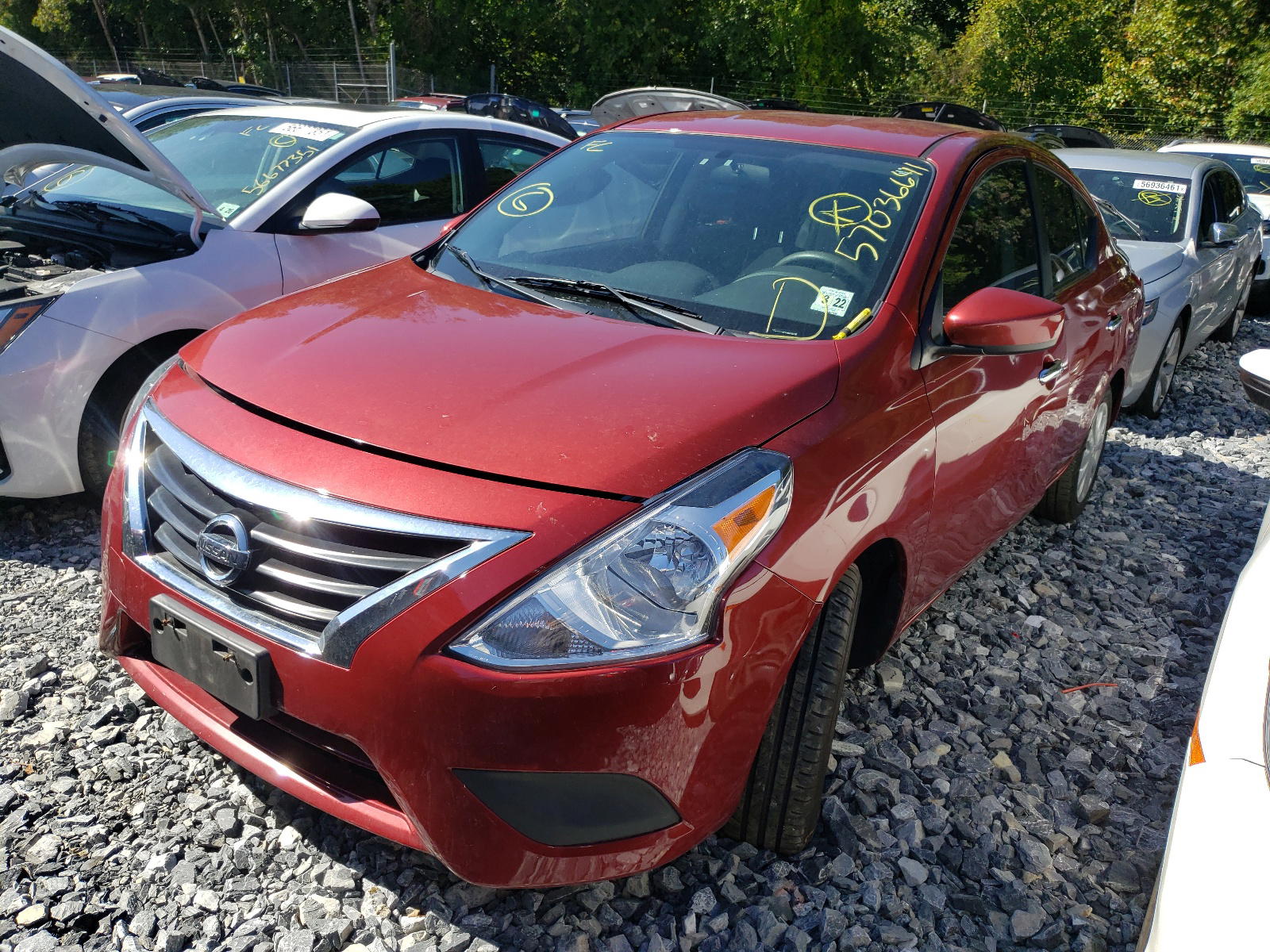 Photo 2 from auction – 2017 NISSAN VERSA S with VIN 3N1CN7AP1HK436138