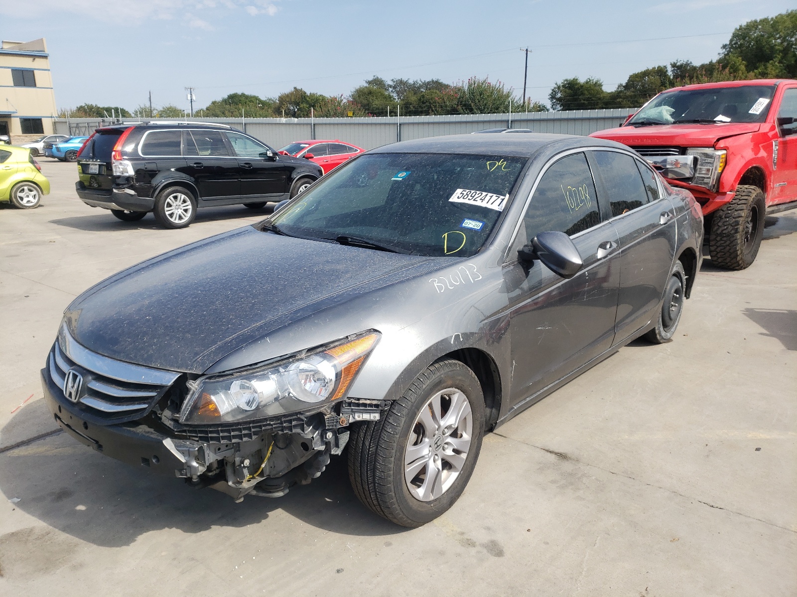 Photo 2 from auction – 2012 HONDA ACCORD SE with VIN 1HGCP2F66CA214572