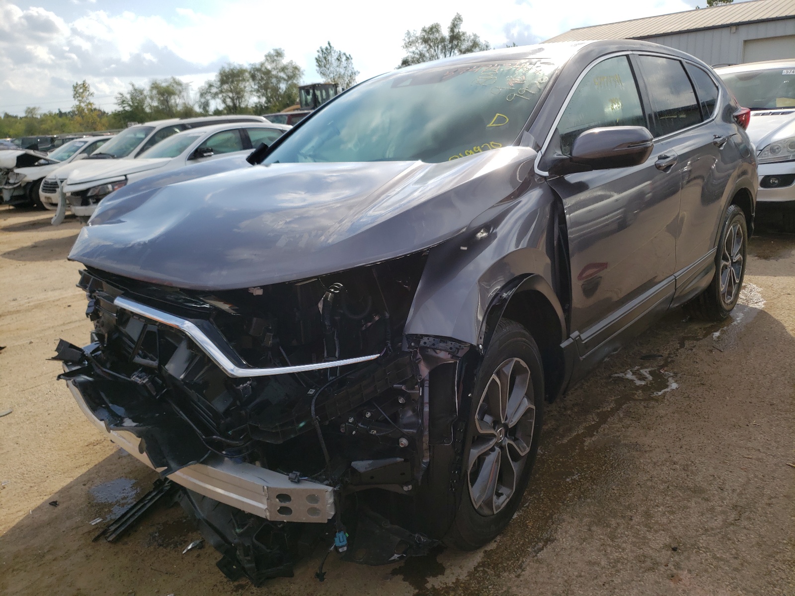 Photo 2 from auction – 2021 HONDA CR-V EX with VIN 7FARW2H50ME019970