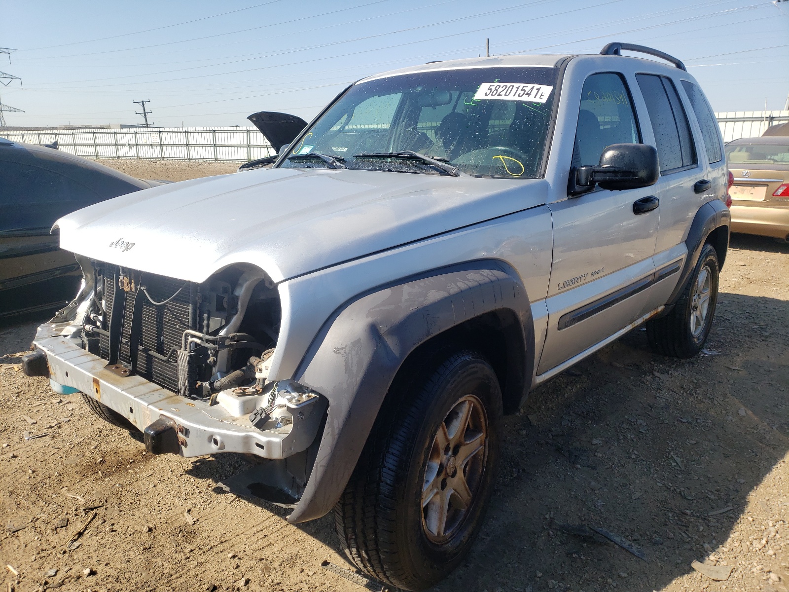 Photo 2 from auction – 2003 JEEP LIBERTY SP with VIN 1J4GL48KX3W659945