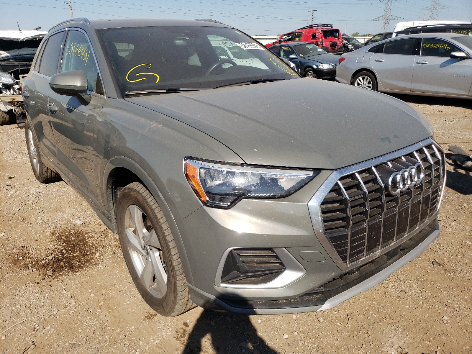 AUDI Q3 PREMIUM 2020 with VIN WA1AECF30L1052925 - Photo from auction
