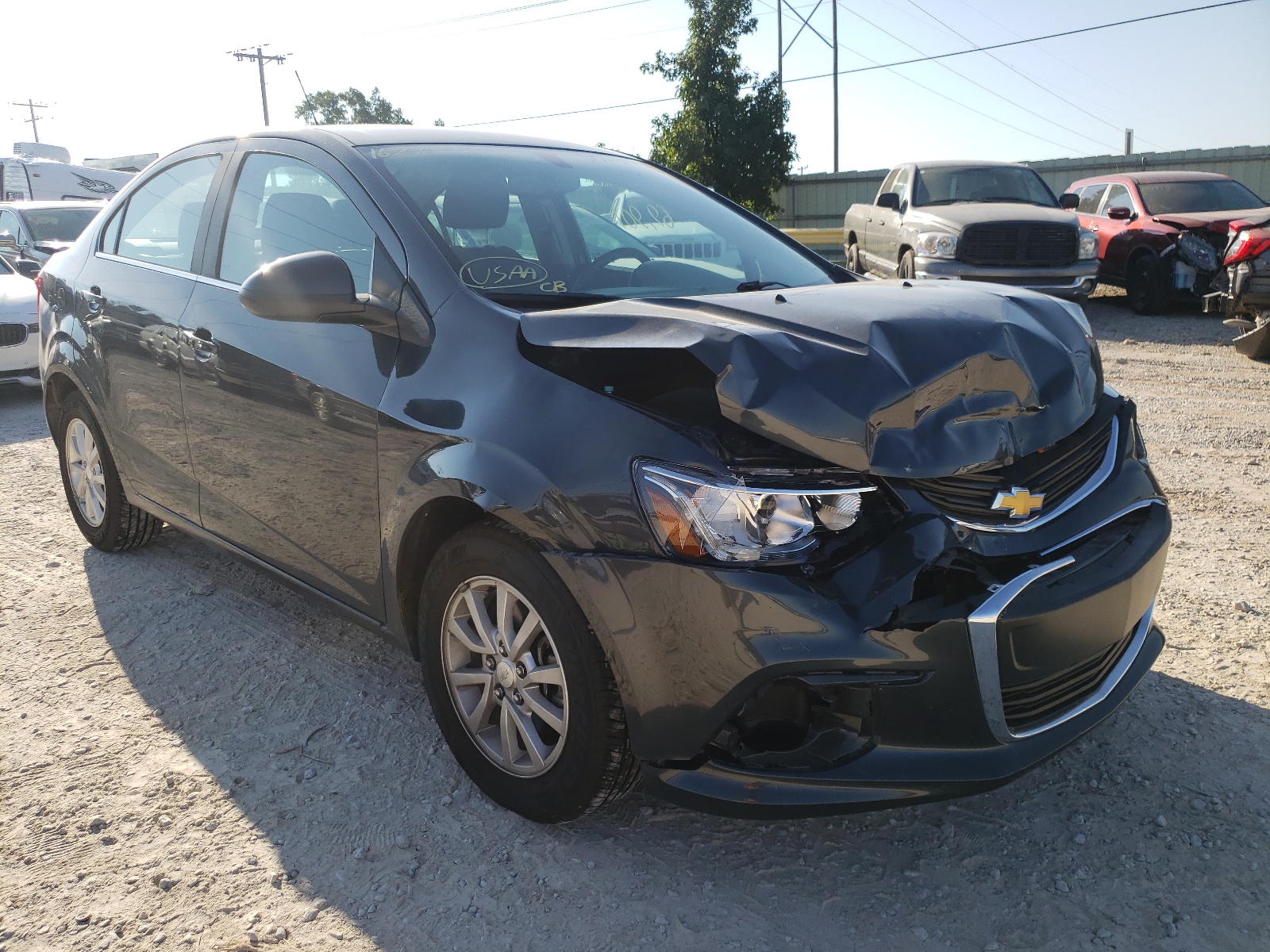 CHEVROLET SONIC LT 2017 with VIN 1G1JD5SH6H4167016 - Photo from auction