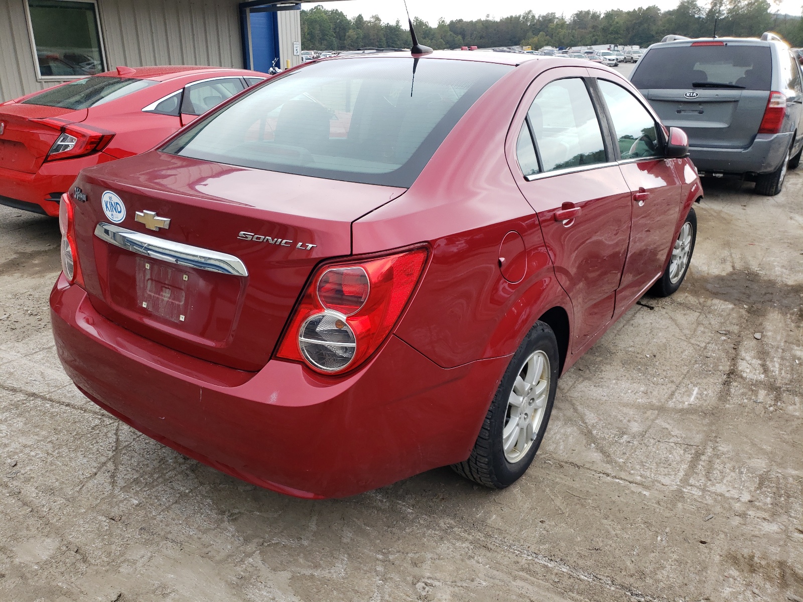 Photo 4 from auction – 2013 CHEVROLET SONIC LT with VIN 1G1JC5SH8D4250590
