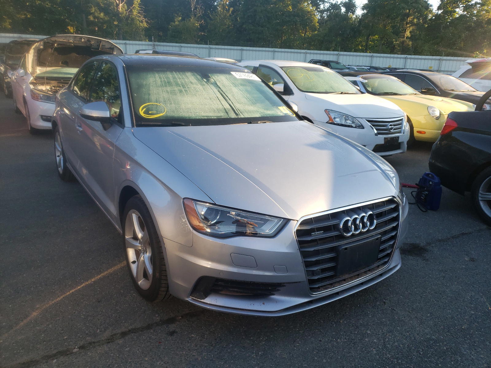 AUDI A3 2015 with VIN WAUBFGFF5F1119786 - Photo from auction