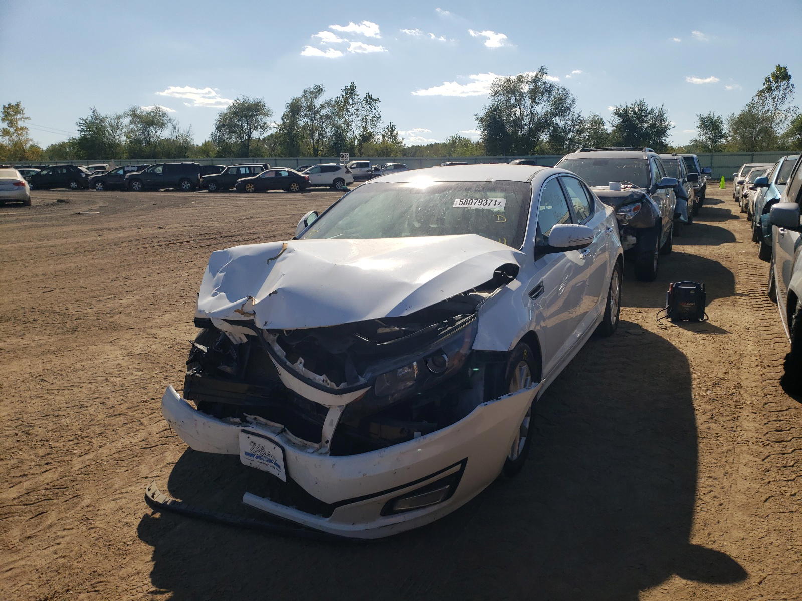 Photo 2 from auction – 2015 KIA OPTIMA with VIN 5XXGN4A77FG361011