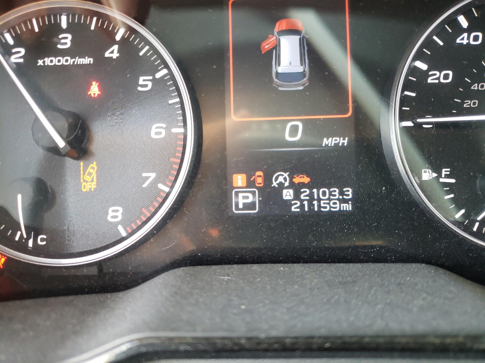 Photo 8 from auction – 2020 SUBARU OUTBACK PR with VIN 4S4BTACC3L3250651