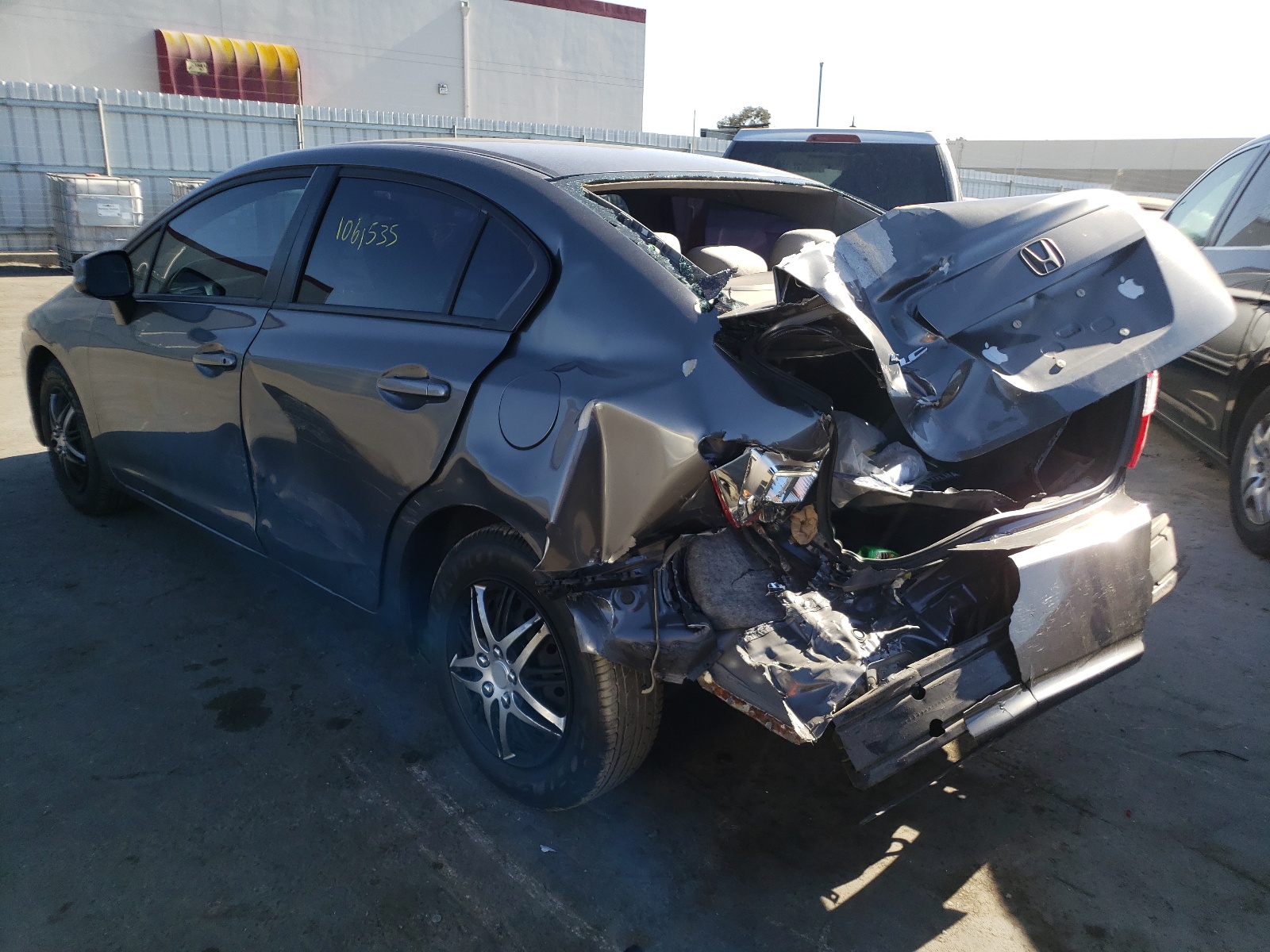 Photo 3 from auction – 2012 HONDA CIVIC LX with VIN 2HGFB2F5XCH332676