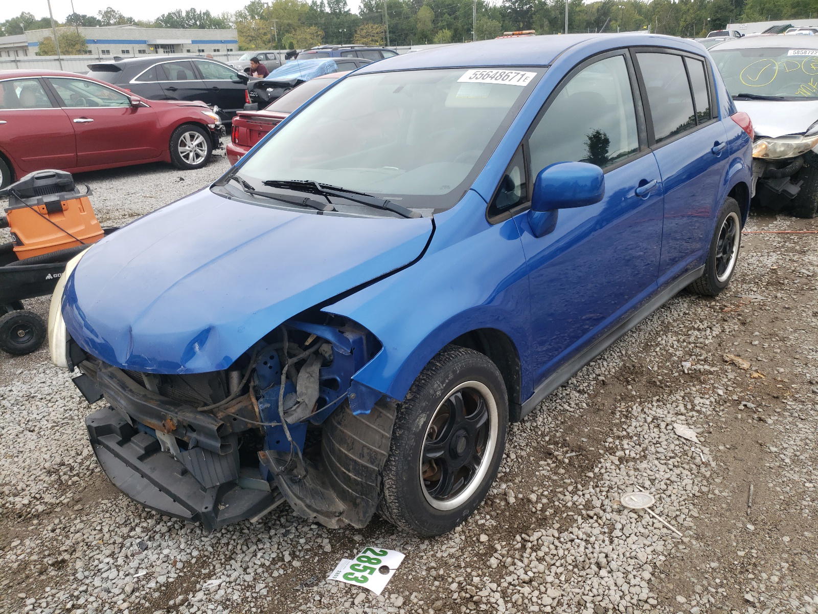 Photo 2 from auction – 2007 NISSAN VERSA S with VIN 3N1BC13E17L350413