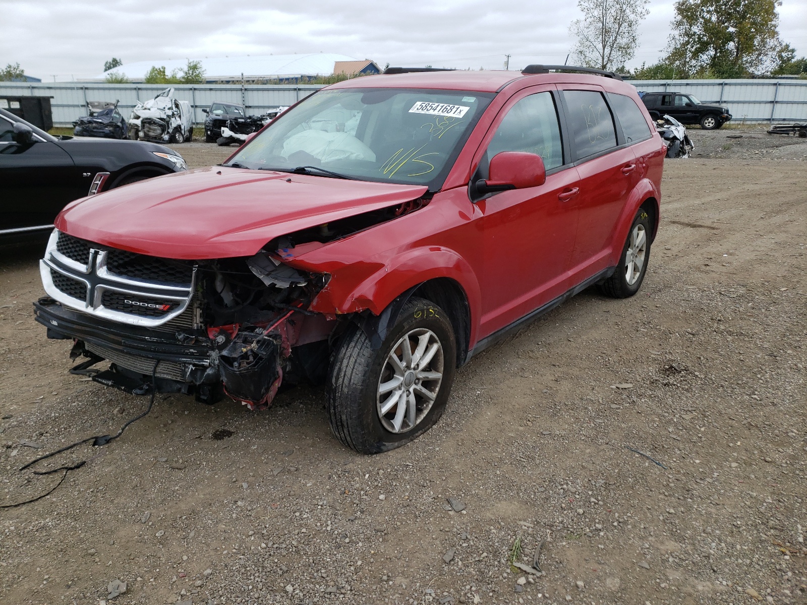 Photo 2 from auction – 2017 DODGE JOURNEY SX with VIN 3C4PDDBG8HT592654