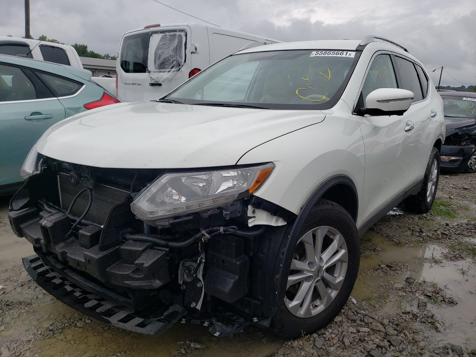 Photo 2 from auction – 2015 NISSAN ROGUE S with VIN KNMAT2MV8FP582958