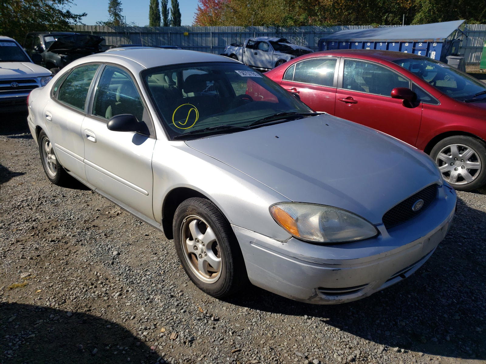 FORD TAURUS SE 2004 with VIN 1FAFP53U54G196120 - Photo from auction