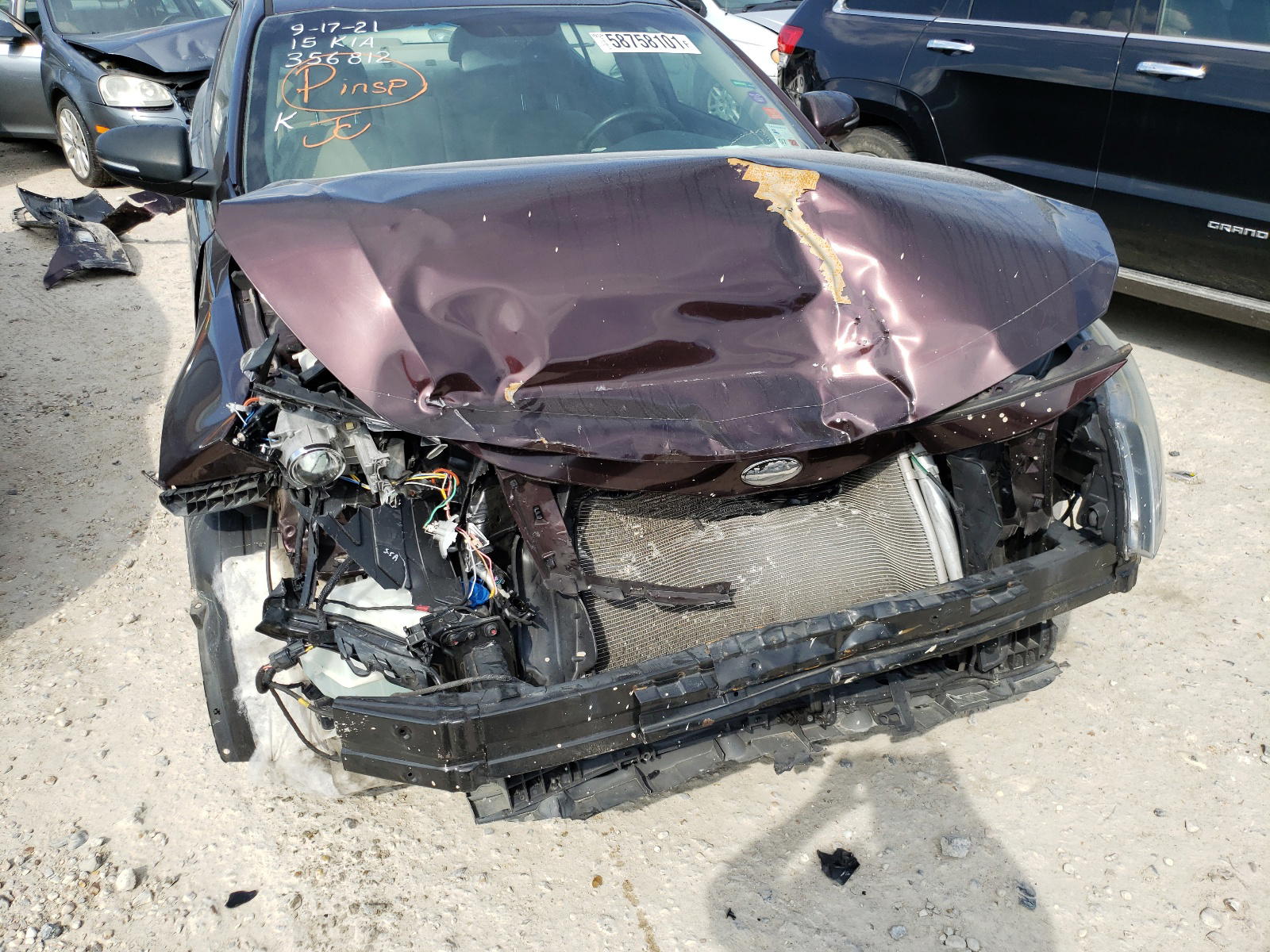 Photo 9 from auction – 2015 KIA OPTIMA EX with VIN 5XXGN4A75FG356812