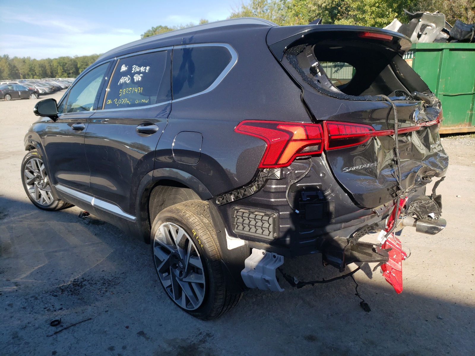 Photo 3 from auction – 2021 HYUNDAI SANTA FE C with VIN 5NMS5DAL7MH368837